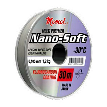 Леска Momoi Nano-soft winter  30м 2,1кг 0,140 мм (Прозрачный) 