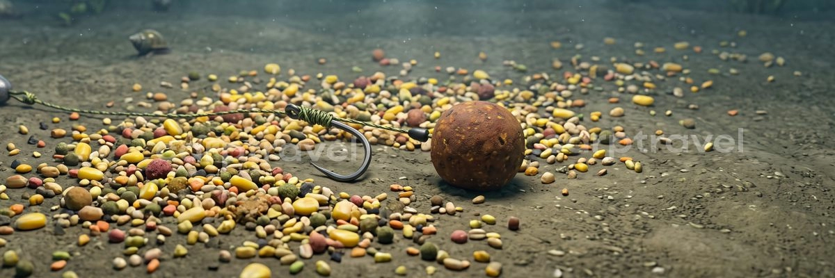 Компактное прикормочное пятно и насадка рядом — рабочая схема для августа Компактное прикормочное пятно и насадка рядом — рабочая схема для августа