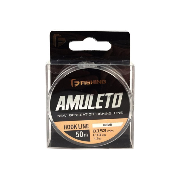 Леска F-fishing Amuleto  50м 2,19кг0,153мм1
