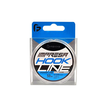 Леска F-fishing Impresa Hook Line  50м 1,49кг/0,128мм (Clear) 