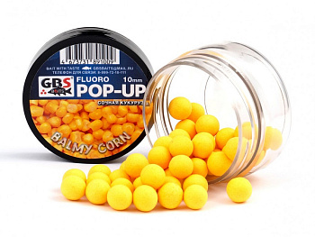 Бойлы плавающие GBS Baits   Balmy Corn 8мм 50 г (Кукуруза) 