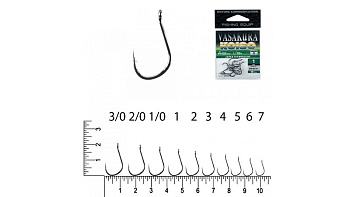 Крючки EastShark NEW Vasakura KOISO №2/0 Тефлон с бородкой