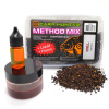 Method mix Pellets + Fluoro + Liquid  Carp Hunter  1-3 мм   (Криль)   Темный