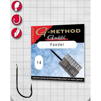Крючки с лопаткой Gamakatsu G-Method Feeder B Size 16  