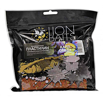 Пластилин рыболовный Lion Baits "Карп Слива"