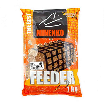 Прикормка фидерная Minenko Feeder Pryanyy biskvit 1 кг (Пряный бисквит) 
