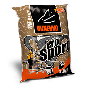 Прикормка фидерная Minenko Pro Sport Super Black 1 кг (Плотва) 