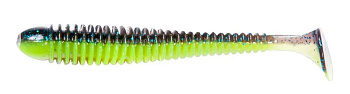 Силиконовая приманка Виброхвост Lucky John ProSeries Spark Tail 4.0in(101мм) съедоб (Т53 BlueLimBel)