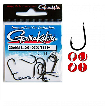 Крючки с лопаткой Gamakatsu LS-3310F Size 10  
