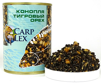 Зерновая смесь CarpLex  Hemp seeds & Tiger Nut 980 г (Конопля Тигровый орех колотый + насадочный) 