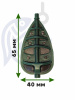 Набор неоснащенных кормушек 4 шт+ топтушка  Tackle Fish Wide XL Flat Method 80г