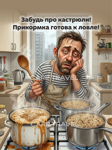 Зерновая смесь Carptravel  вакуум 1 кг (Фидер) 5