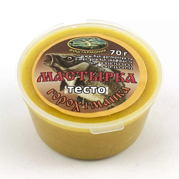 Тесто готовое Фиш Гармония "горох+манка" (мастырка) анис