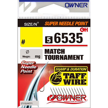 Крючки с лопаткой Owner Match Tounament Size 10 Brown 