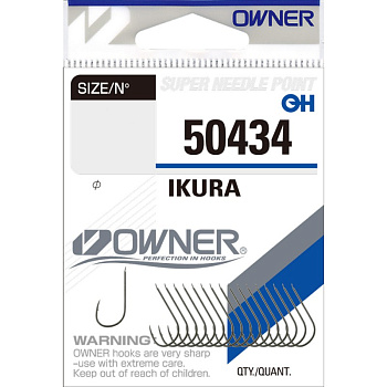 Крючки с лопаткой Owner Ikura Size 10 Brown 