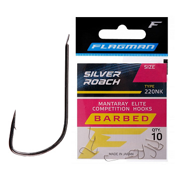 Крючки с лопаткой F-fishing Silver Roach Size 12  