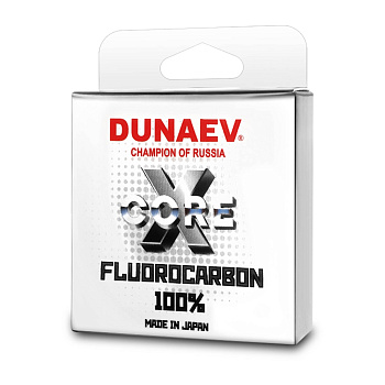 Леска Dunaev Fluorocarbon  30м 3,5кг/0,190мм Прозрачная 