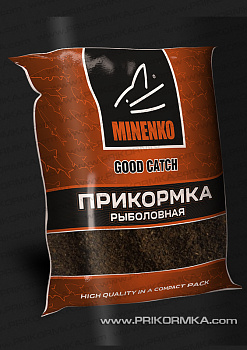 Прикормка зимняя Minenko Good Catch увлажненная  Universal 700 г (Универсальная) 
