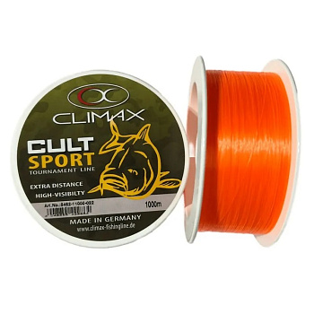 Леска Climax CULT Sport   1000м 6,8кг/0,28мм (Оранжевая) 