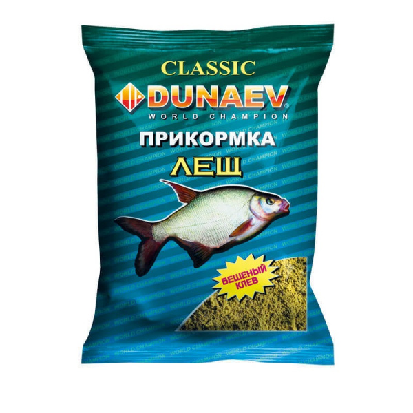 Прикормка фидерная Dunaev  КЛАССИКА 0,9 кг (Лещ )