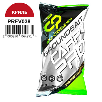 Прикормка фидерная Carp Pro Grounbait Krill 1 кг (Криль) fine