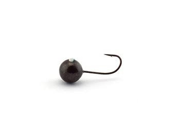 Мормышка Шар с отверстием Ds Fishing  d-3.5 (Черный никель) 0,45 г