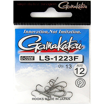 Крючки с колечком Gamakatsu LS-1223F Ring Eye Serie Size 8  