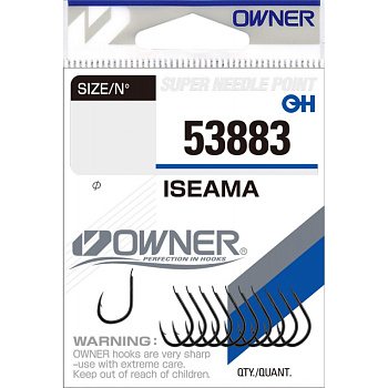 Крючки с лопаткой Owner ISEAMA Size 12 BC 