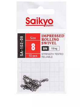 Вертлюг Saikyo Size8 (19кг) , 10шт