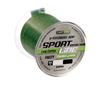 Леска Carp Pro Sport Line Flecked Green  1000м 6,0кг/0,286мм (Камуфляжная) 