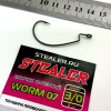 Крючок офсетный Stealer WORM 07 Size 3 0 Black Nickel 4шт 1