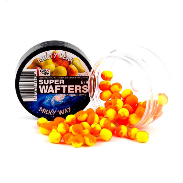 Бойлы нейтральные GBS Baits wafters Мульти груша-Млечный путь