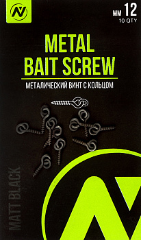 Металический винт с кольцом 12мм + 3,7мм  VN Tackle Metal Bait Screw 12мм + 3,7мм  