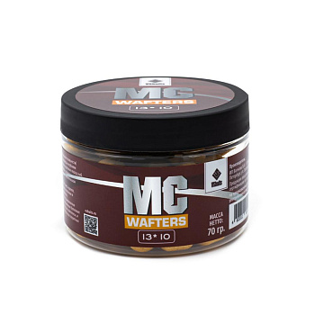 Бойлы нейтральные VS Baits Wafters  MC 10x13мм  70 г ( Cкопекс+клубника) 