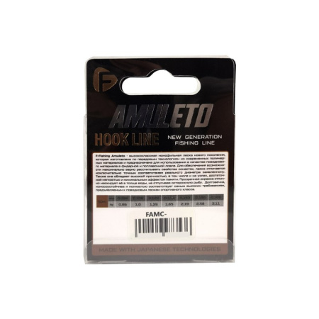 Леска F-fishing Amuleto  50м 0,86 кг0,094мм. 2