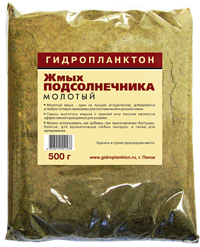 Прикормка рыболовная Технопланктон  Sunflower Сake 0,5 кг (Жмых подсолнечника) 