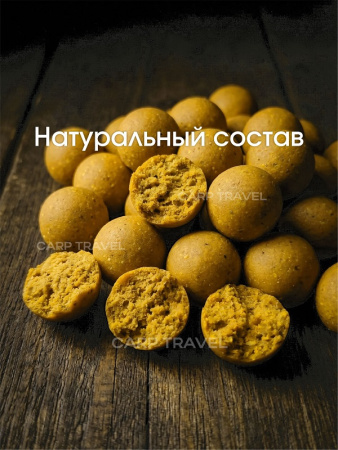 Бойлы тонущие Carptravel насадочные Corn 14мм 100 г (Кукуруза) 6