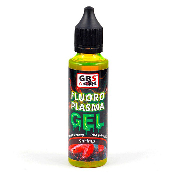 Флуоресцентный гель GBS Baits Fluoro Plazma Shrimp  50 мл 65 г Креветка