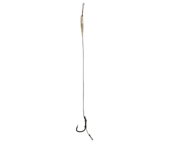 Крючок с поводком Carp Pro Sinking Braid Wide Gape Size 4 Тефлон  Быстротонущий 30Lb 15см