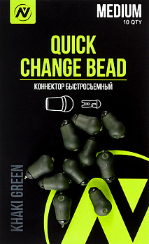 Коннектор быстросъемный VN Tackle Quick Change beads medium, 10шт