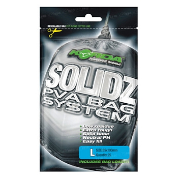 ПВА мешок Korda PVA Soldiz Bags    85ммx110мм    