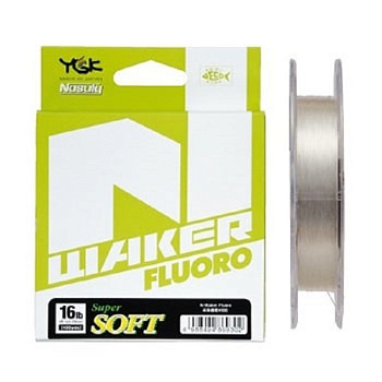 Леска флюорокарбоновая YGK NASULY N-WAKER Тонущий 91м 7,6кг/0,336мм Прозрачный 