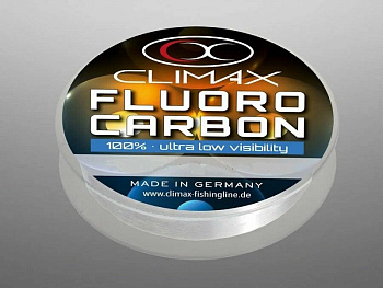 Леска Climax Fluorocarbon Тонущий 25м 4,6кг/0,25мм Прозрачный 