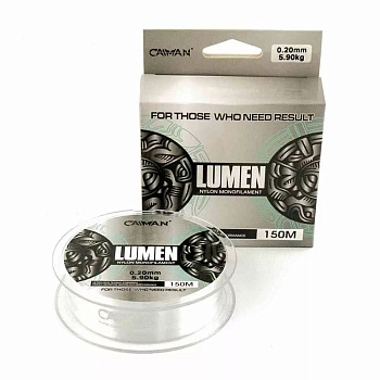 Леска Caiman Lumen  150м 5,9кг/0,20мм (Прозрачный) 