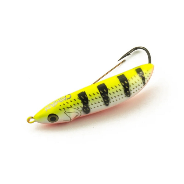 Блесна незацепляйка Caiman Grass 70 мм 14гр. color052 латунь
