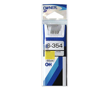 Крючок с поводком Owner S-354 Size 12 Никель    65см