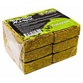 Прикормка Lion Baits Карп/карась Флюро жмых 312 г (Макуха Кукуруза) 