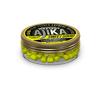 Бойлы нейтральные FFEM Baits Ajika Wafters  Sweet Squid 7X10мм 40 г (кальмар и фрукты) 