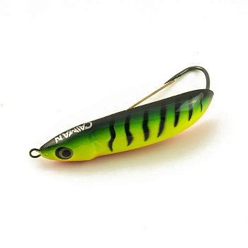 Блесна незацепляйка Caiman Grass 70 мм 14гр. color: 047 латунь