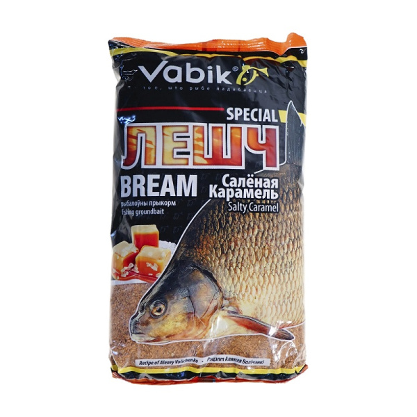 Прикормка сыпучая Vabik Special Лещ  1 кг (Соленая карамель)